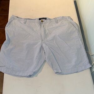 U.S. Polo Assn. Men's Sky Blue Flat Front Shorts